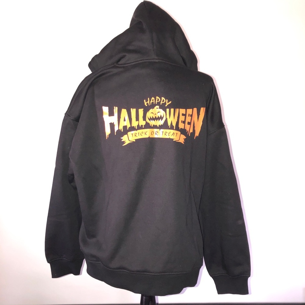 Halloween Womens Oversized Hoodies Sweatshirts Sweaters Pullover SZ M